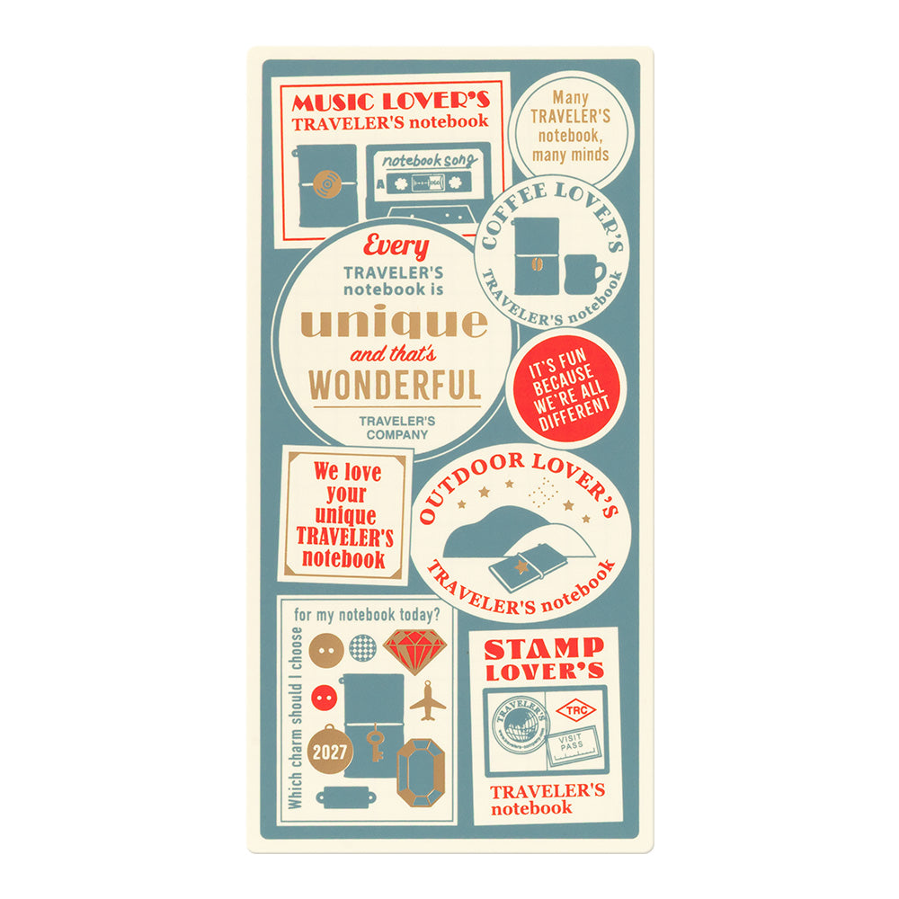 Traveler's 2027 Plastic Sheet - Regular Size