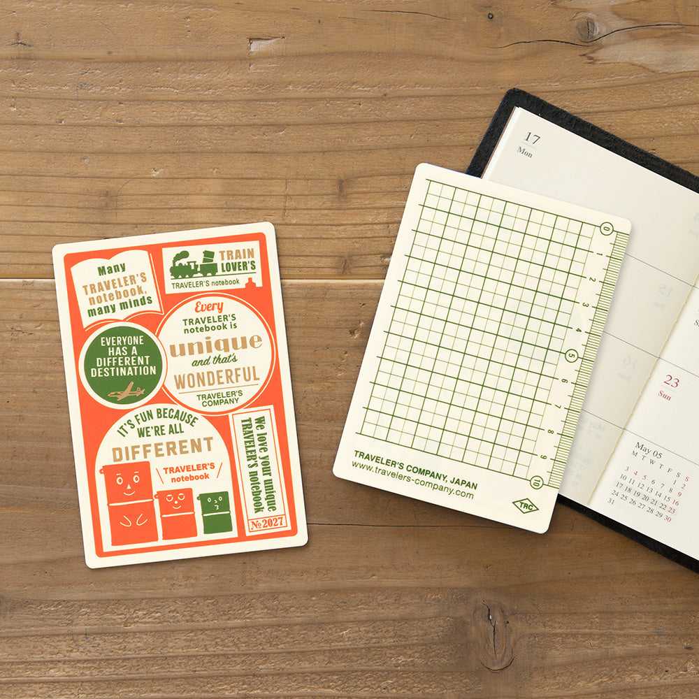 Traveler's 2027 Plastic Sheet - Passport Size