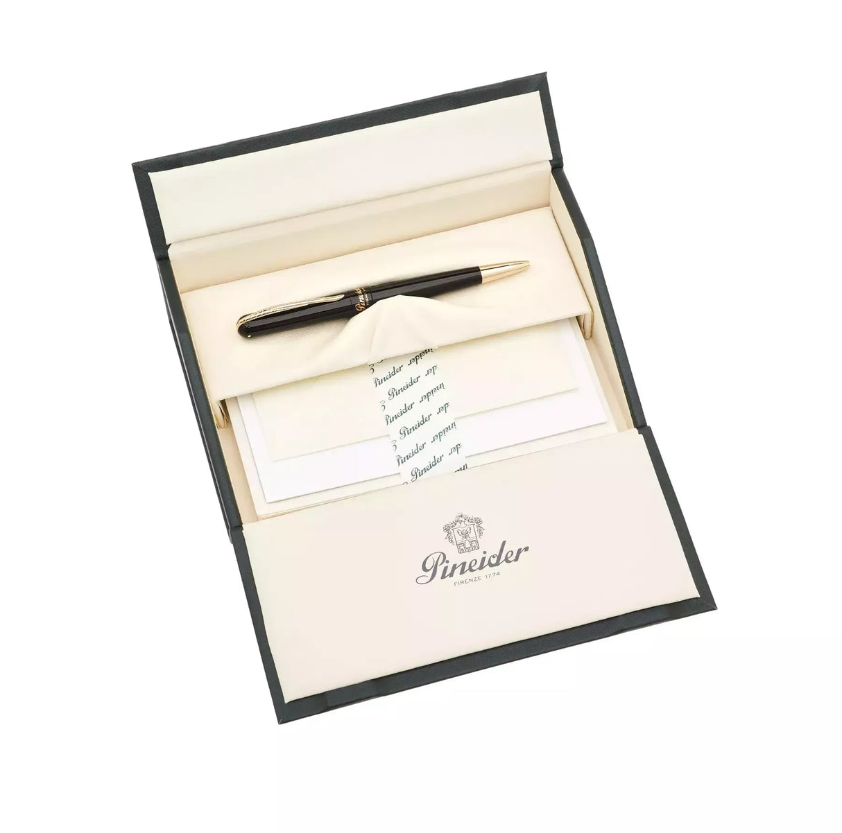 Pineider UR Avatar Anniversary Ballpoint Pen - Black with Gold Trim (Special Edition)
