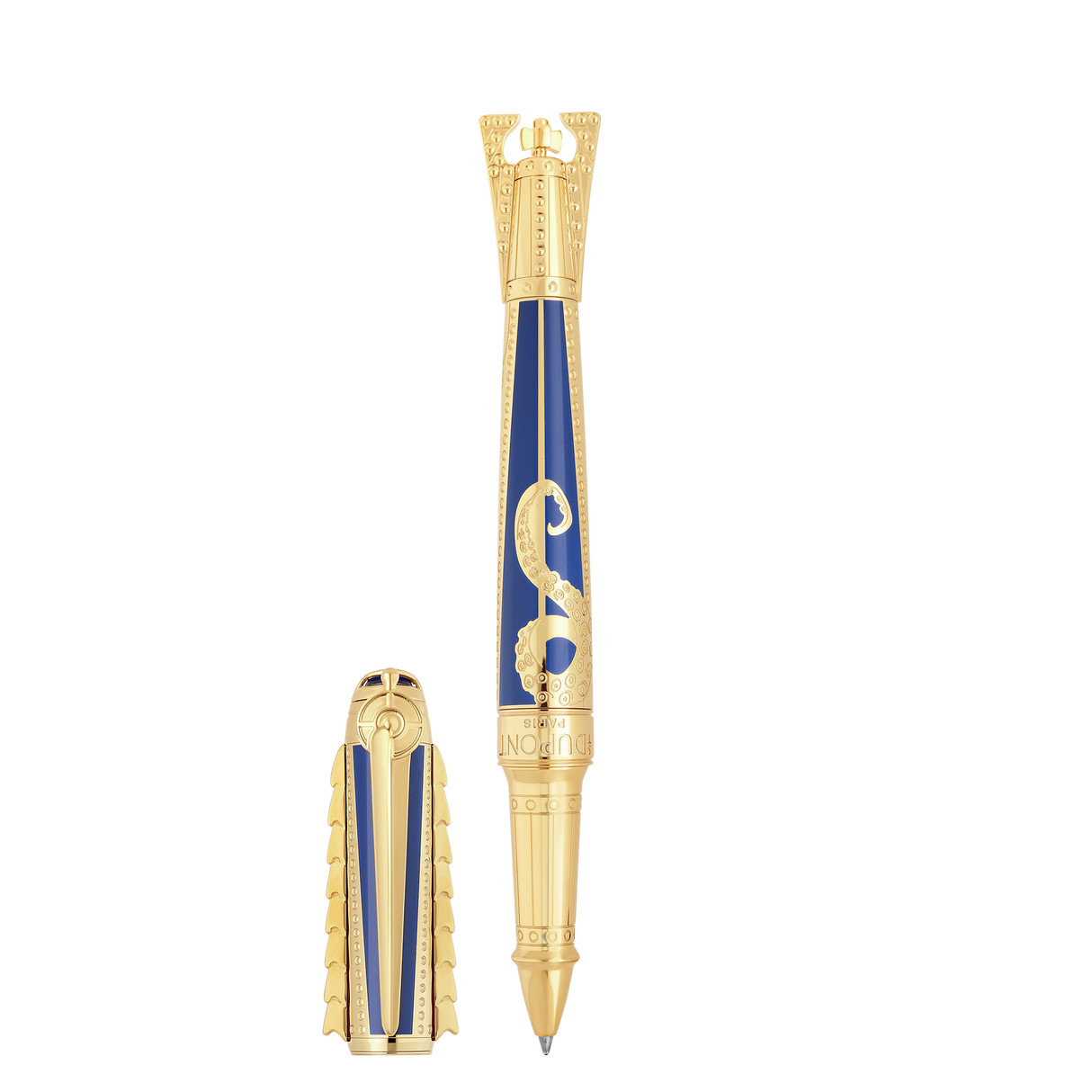 S.T. Dupont 20,000 Leagues Under the Seas Writing Instrument Set - Blue Gulf Stream