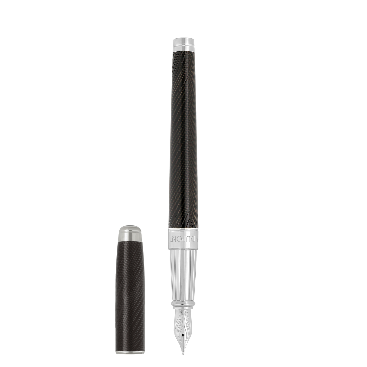 S.T. Dupont Line D Eternity Horsemane Fountain Pen - Black (Limited Edition)