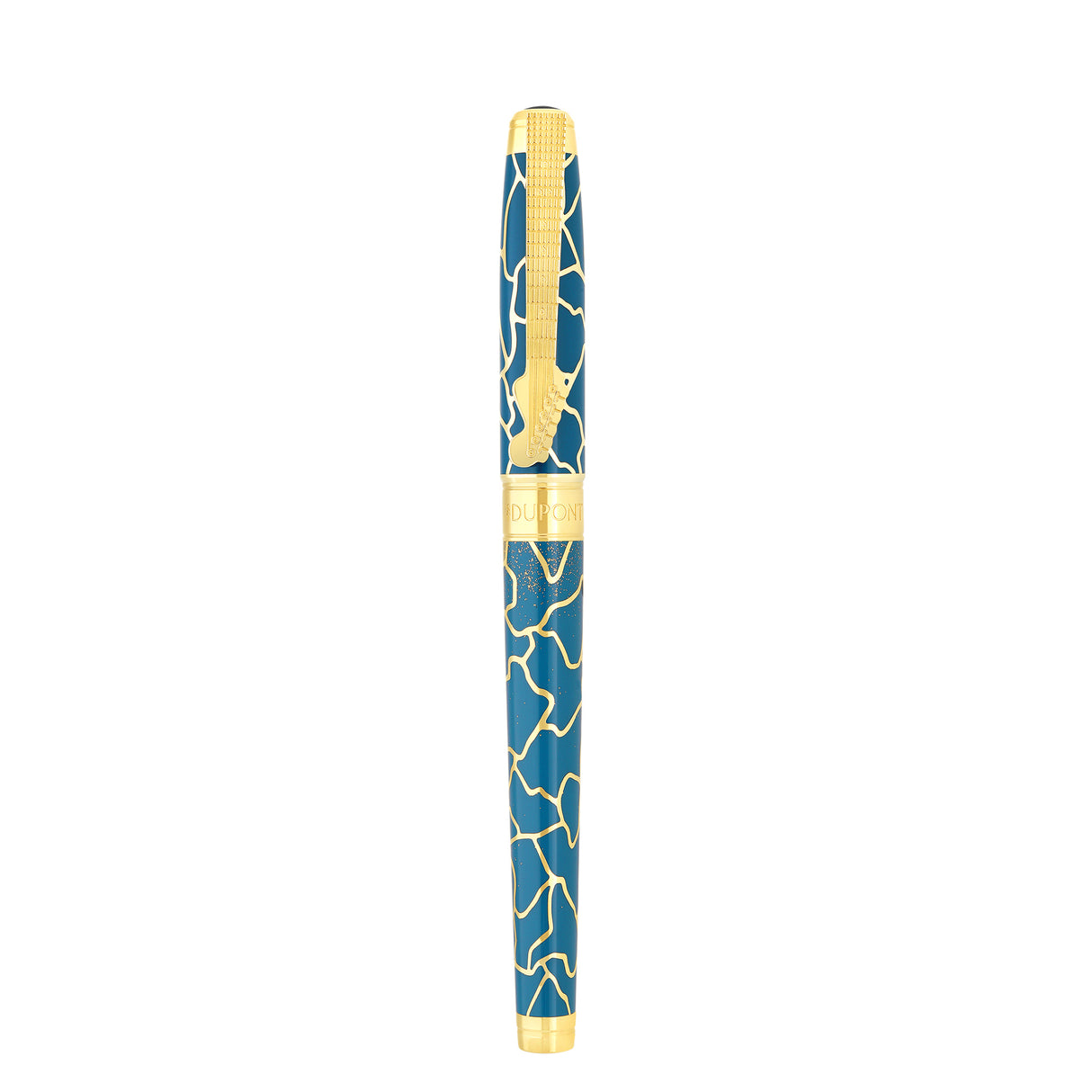S.T. Dupont Fender Line D Large Fountain Pen - Blue