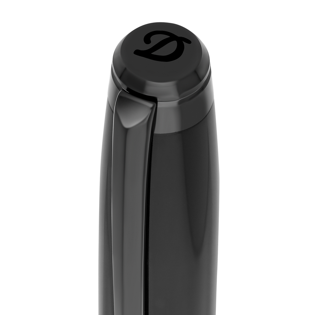 S.T. Dupont Line D Eternity Fountain Pen - Silky Black Lacquer
