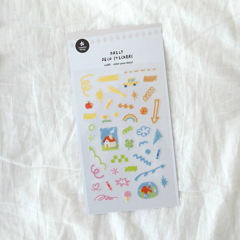 Suatelier Design Stickers - Color your days!
