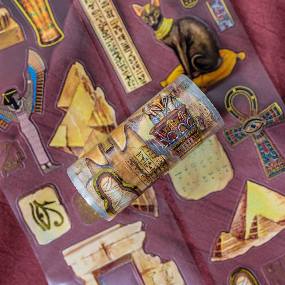 CoraCreaCrafts Ancient Egypt Transparent Tape