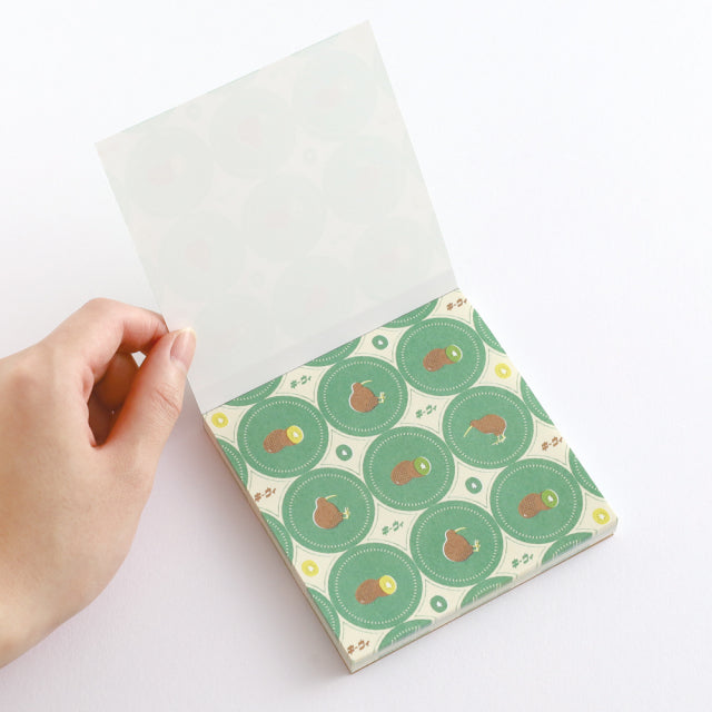 Green Flash Animal Department Store Memo Pad - Kiwi
