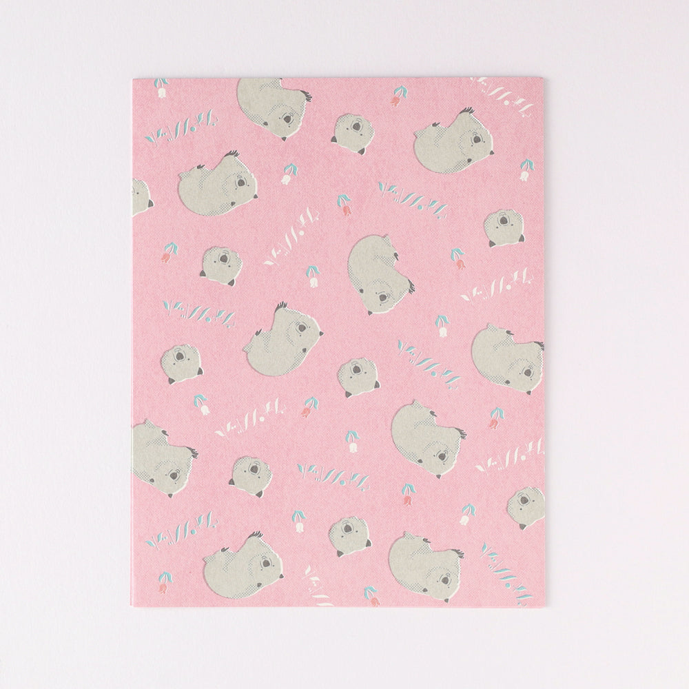 Green Flash Animal Department Store Letter Set - Wombat