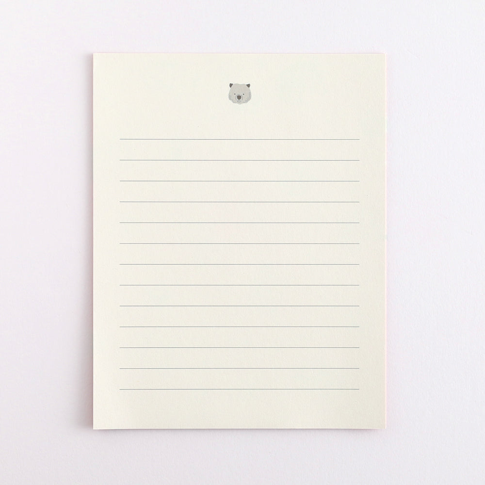 Green Flash Animal Department Store Letter Set - Wombat