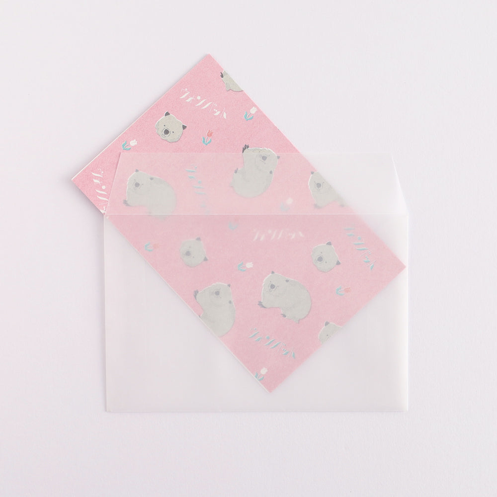 Green Flash Animal Department Store Letter Set - Wombat