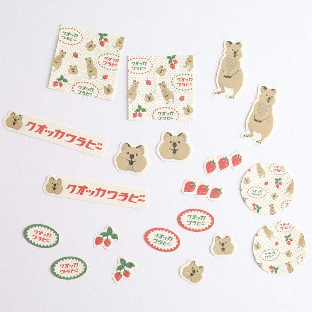 Green Flash Animal Department Store Flake Sticker - Quokka