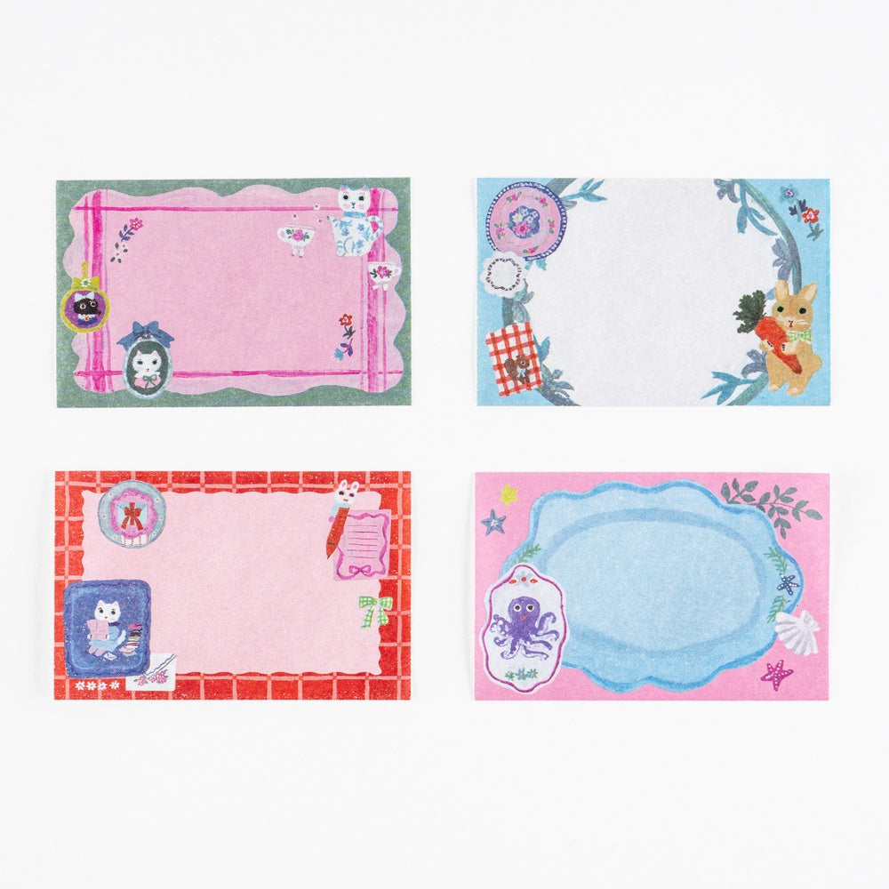 Hobonichi Sticky Note Roll - Yumi Kitagishi: White Cat’s Table Decorations