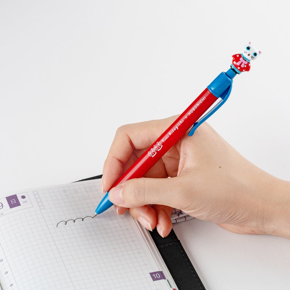 Hobonichi Ballpoint Pen - Yumi Kitagishi: White Cat