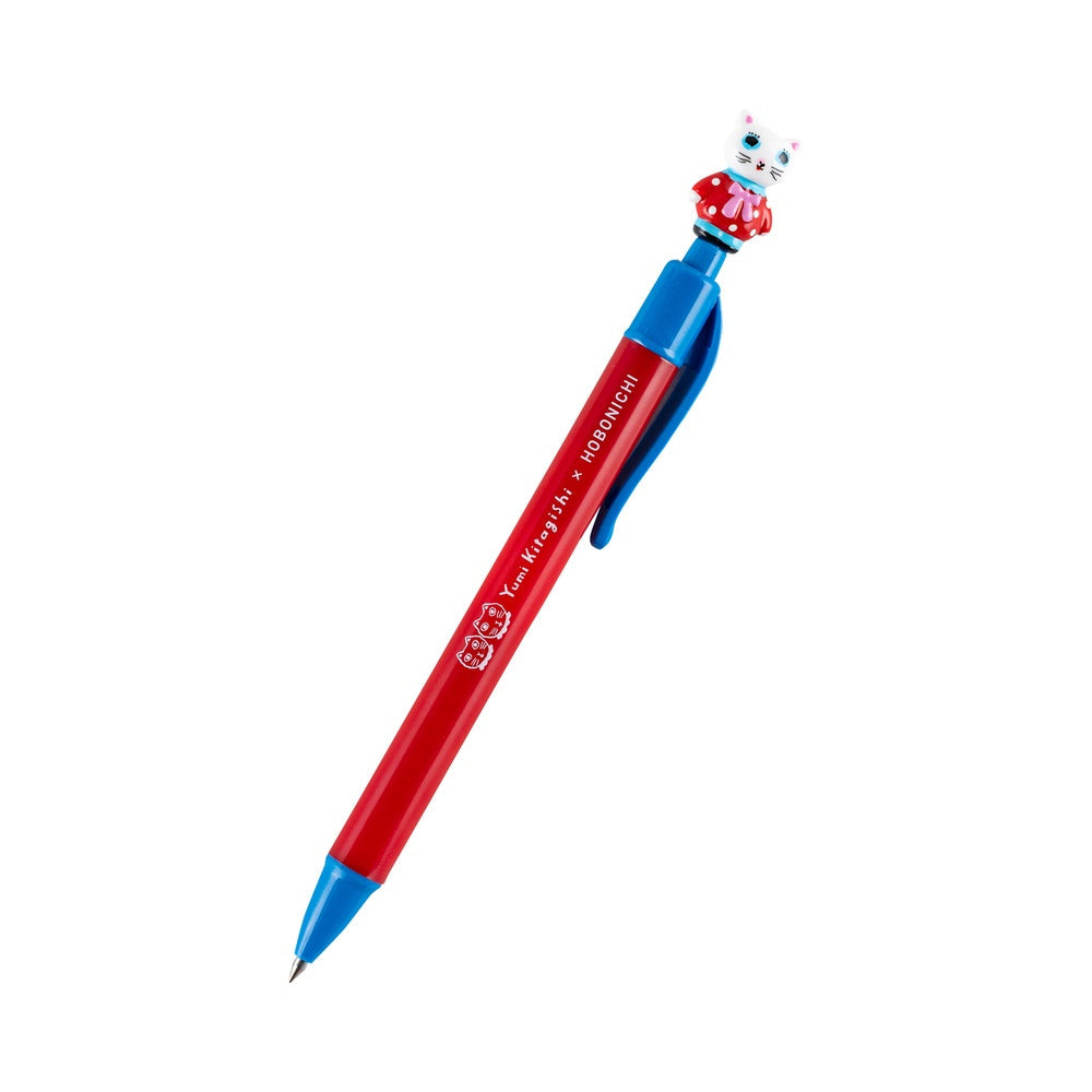 Hobonichi Yumi Kitagishi: Ballpoint Pen - White Cat
