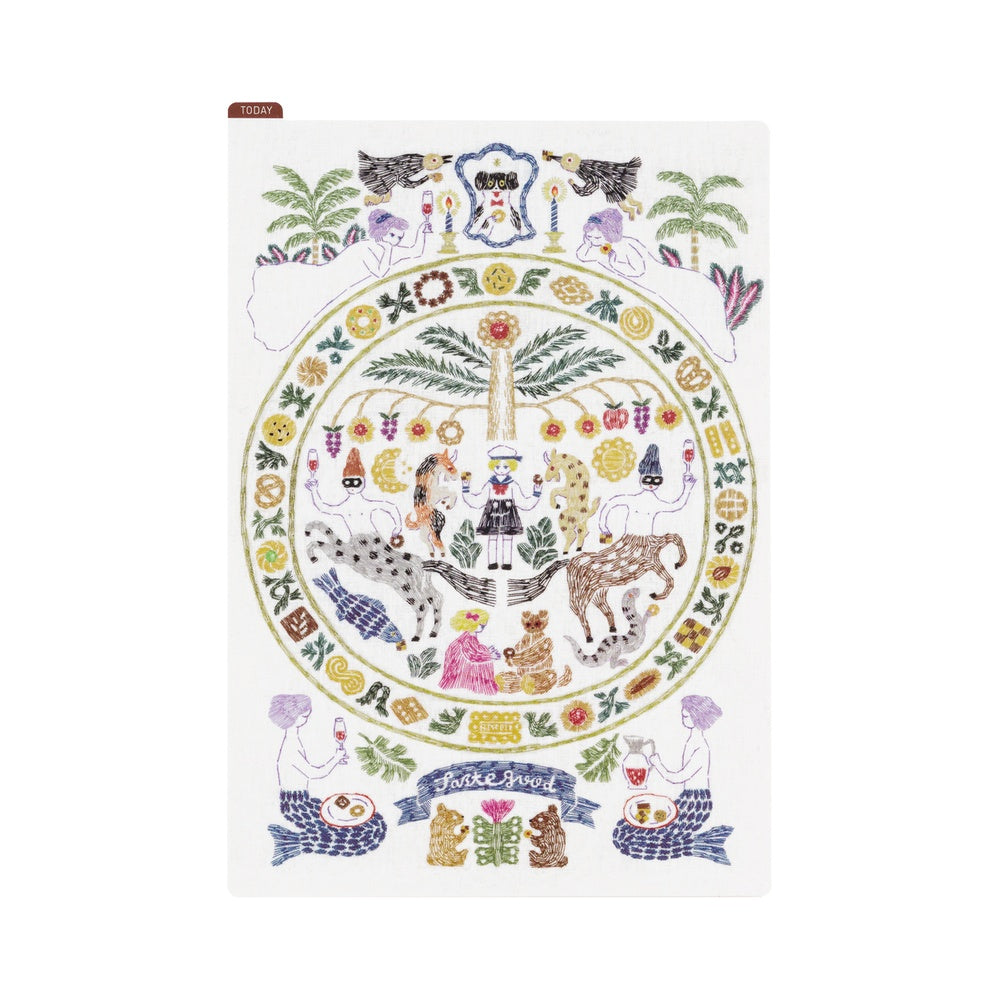 Hobonichi iyo okumi: Hobonichi Pencil Board for A5 Size (Happy Tea Time - Taste Good)
