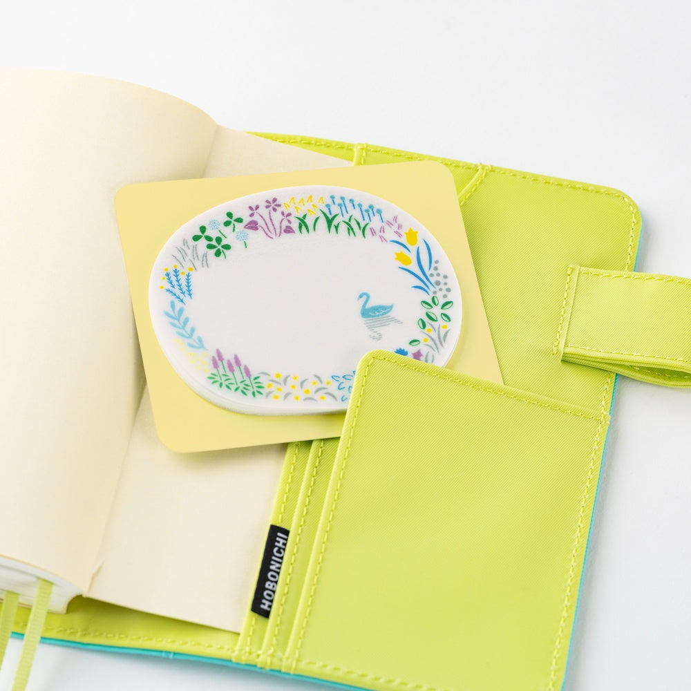 Hobonichi See Through Sticky Notes - Yuri Sanae: Forest Lake