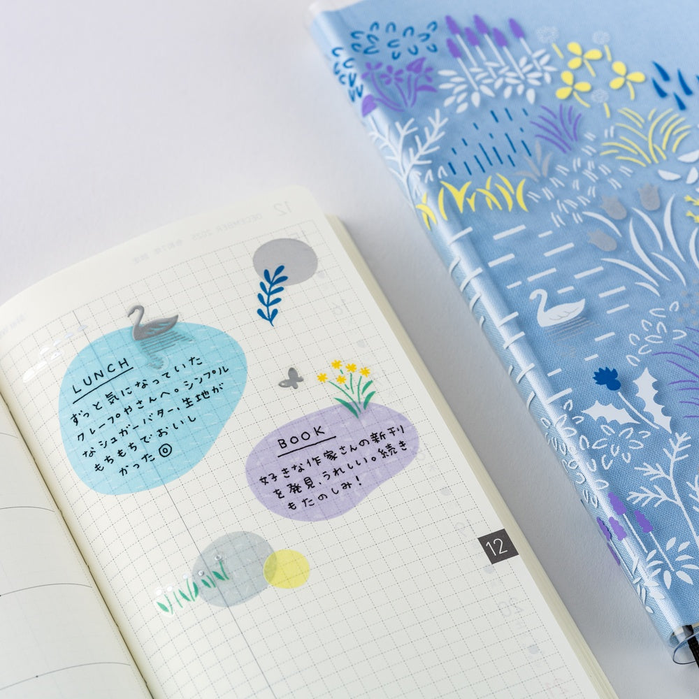 Hobonichi Layering Stickers - Yuri Sanae: Forest Lake