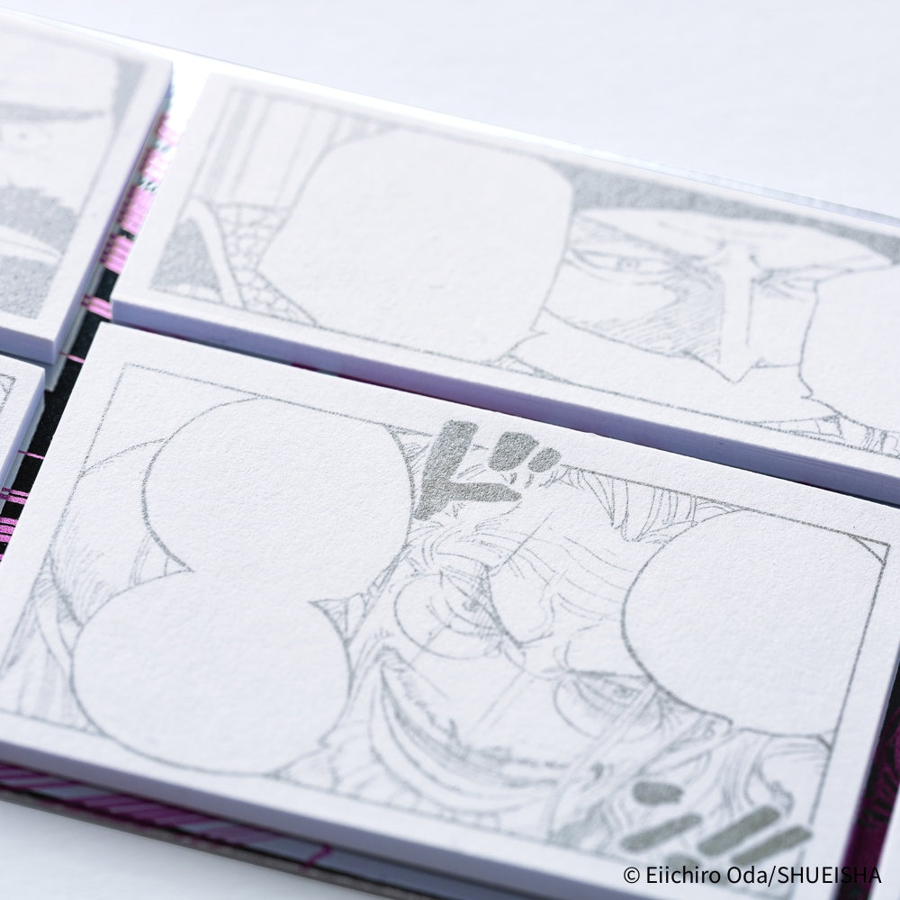 Hobonichi ONE PIECE magazine: Sparkling Silver “Old Guys” Sticky Notes