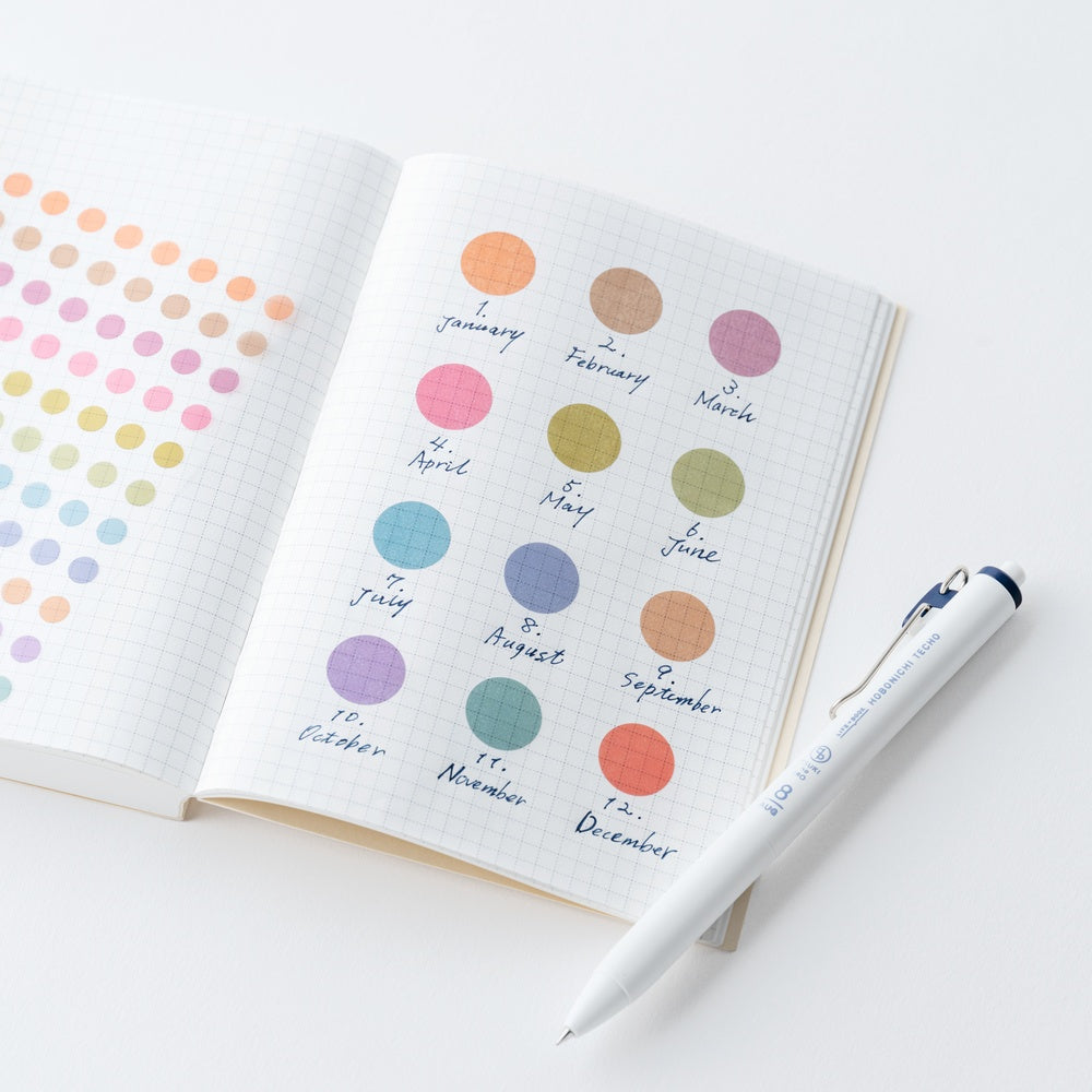 Hobonichi Transparent Dot Stickers (15mm) - TSUKI no IRO: