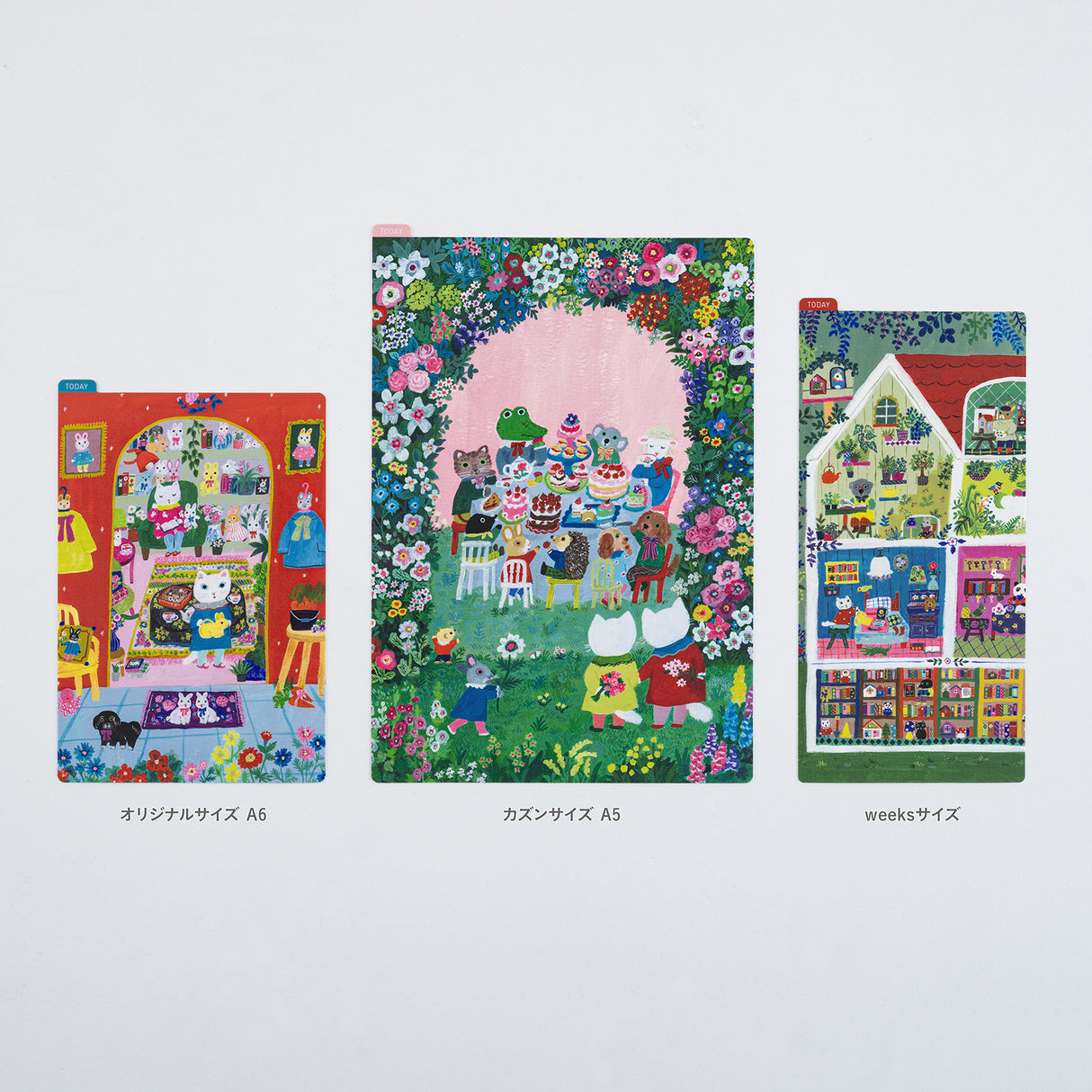 Hobonichi Pencil Board for Weeks - Yumi Kitagishi (Animal Condo)