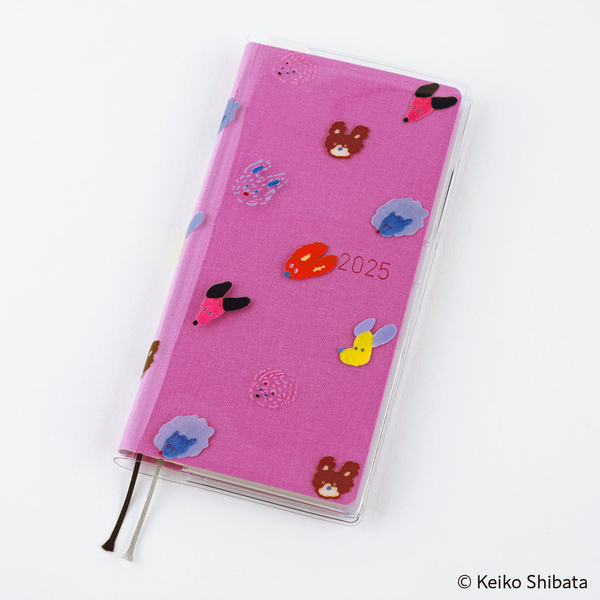 Hobonichi Keiko Shibata: Clear Cover for Weeks (Dog Ears Fluttering in the Wind)