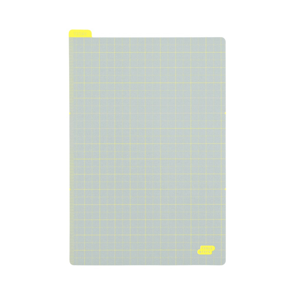 Hobonichi Pencil Board for A6 Size - Ice Gray x Yellow