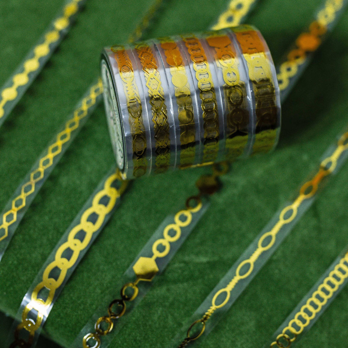 CoraCreaCrafts Metal Chain Tape Set