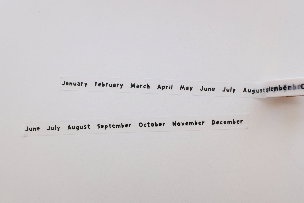 Suatelier Design Washi Tape - Lettering.01