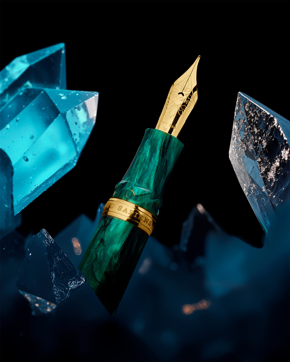 Visconti Homo Sapiens Fountain Pen - Dark Emerald (Limited Edition)