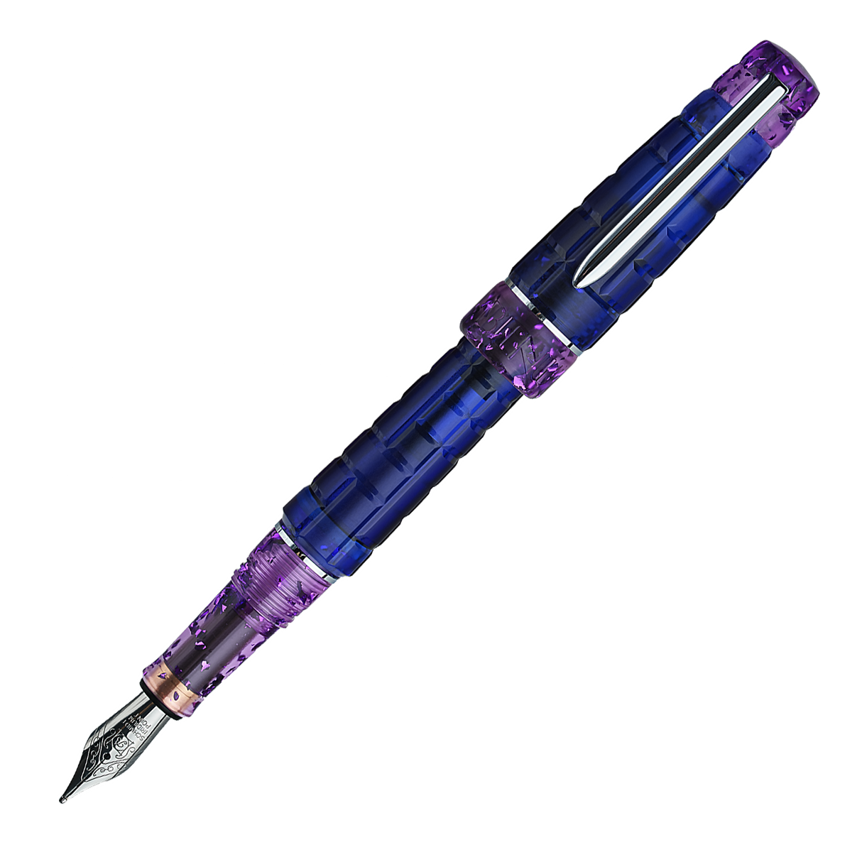 Benu Tessera Fountain Pen - Tanzanite