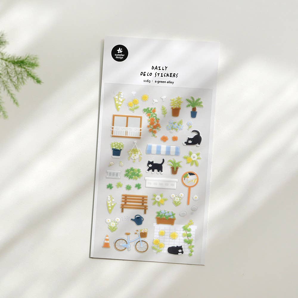 Suatelier Design Stickers - A green alley