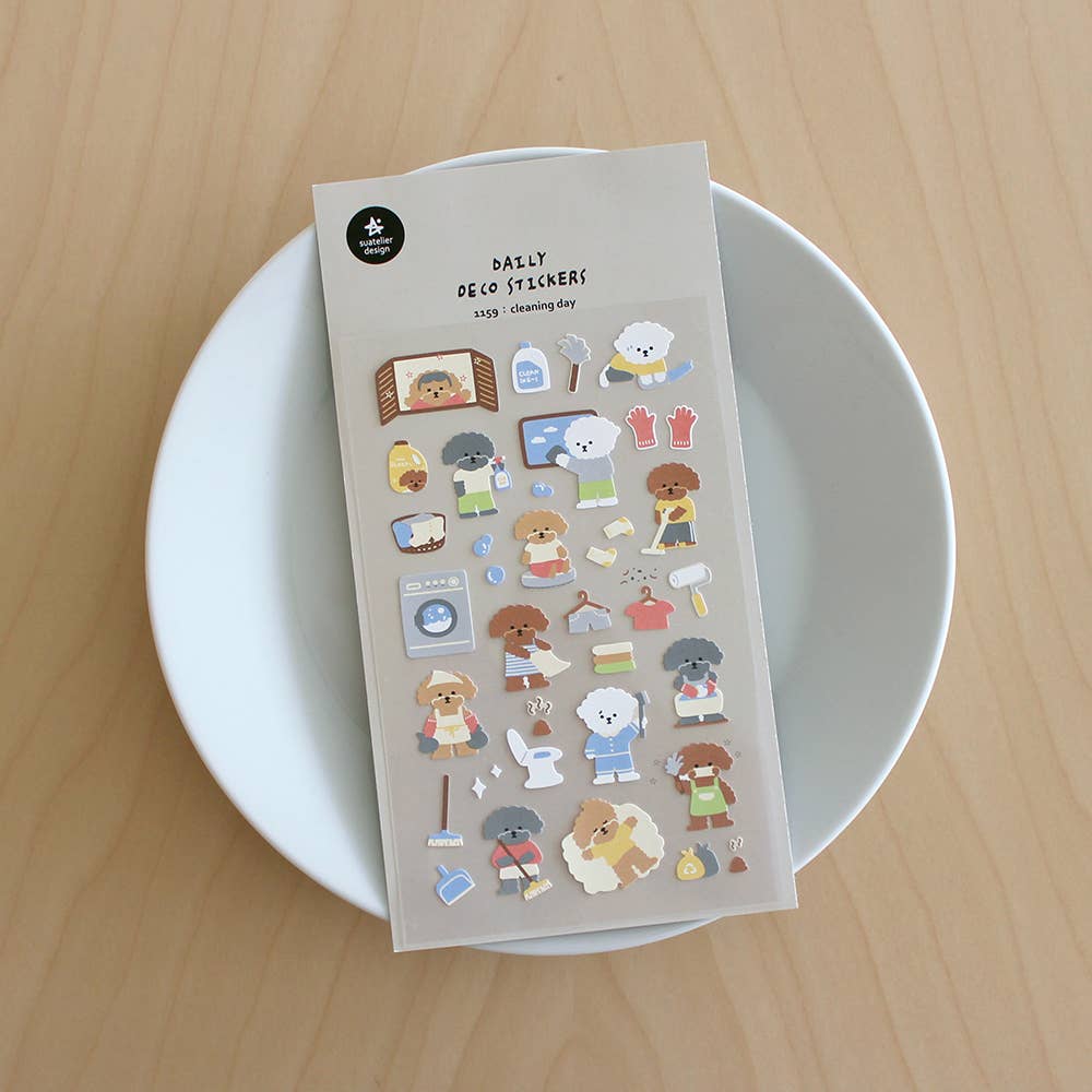 Suatelier Design Stickers - Cleaning Day