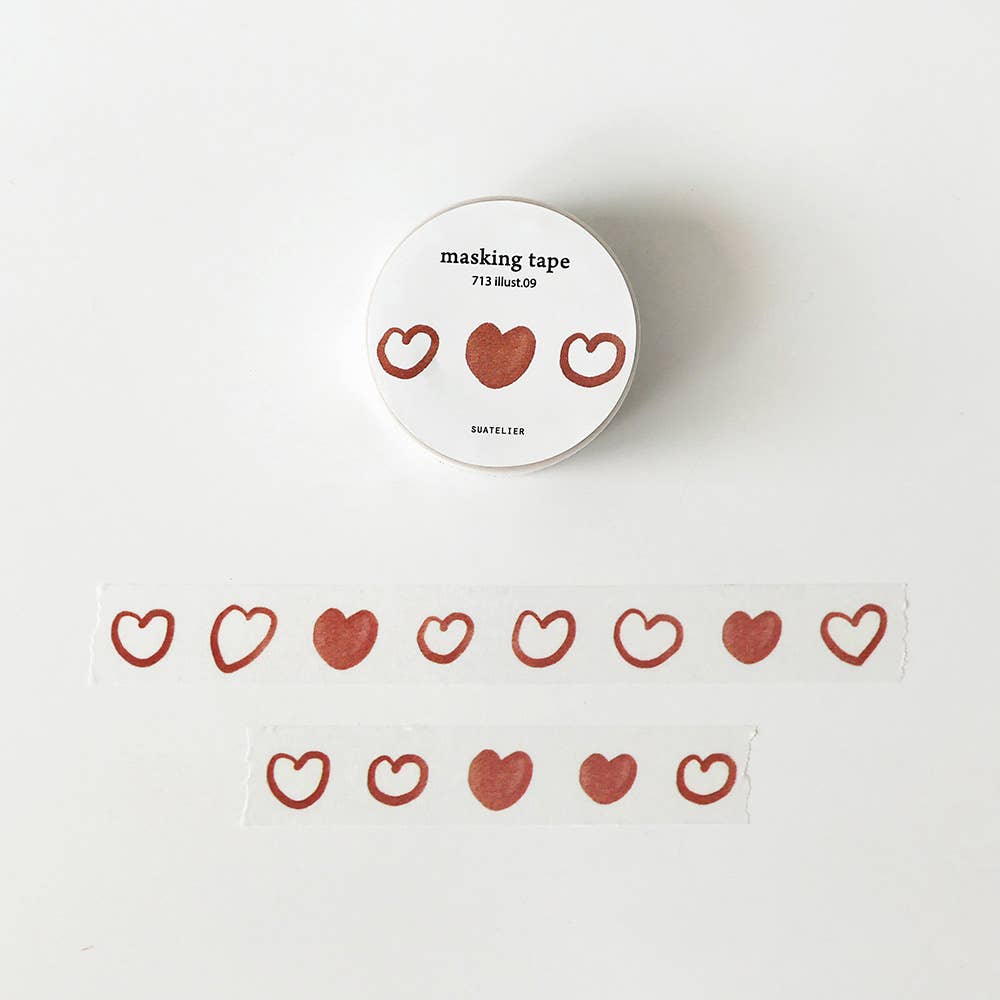 Suatelier Design Washi Tape - Illust.09