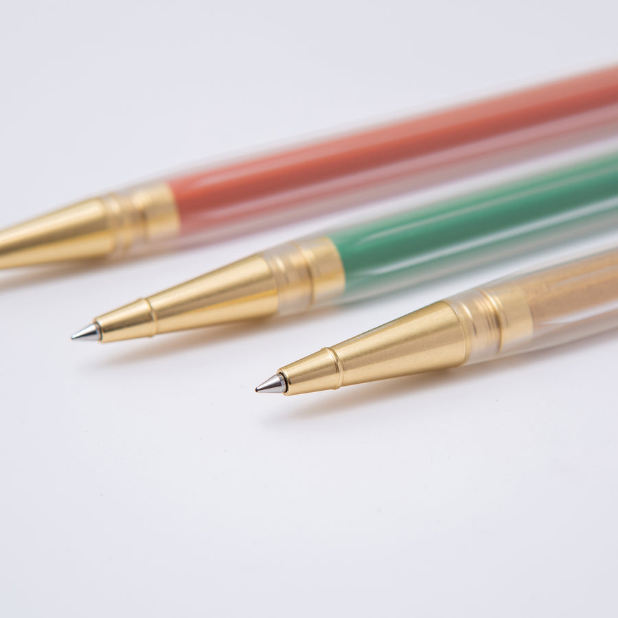 YStudio Glamour Evolve Elemental Rollerball Pen - Clear Orange
