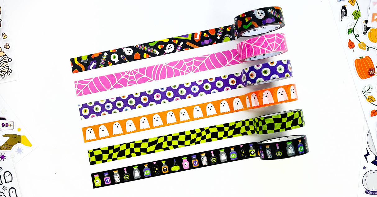 Pipsticks Sweet & Scary Mega Washi Tape Collection
