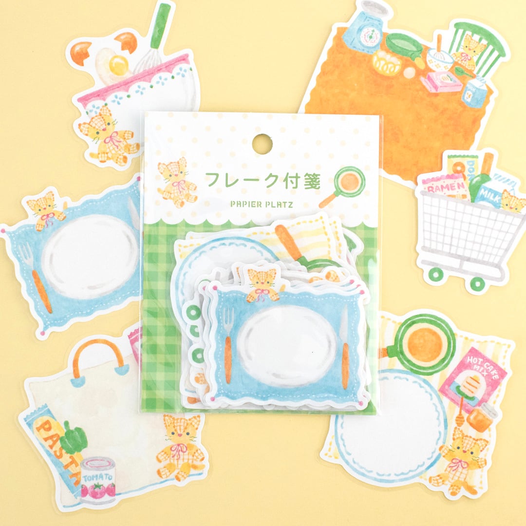 Papier Platz Nakauchi Waka Flake Sticky Notes - Cat and Kitchen