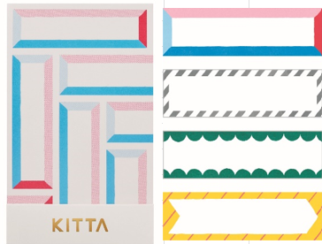 KITTA Portable Washi Decorative Tape - Basic - Frame