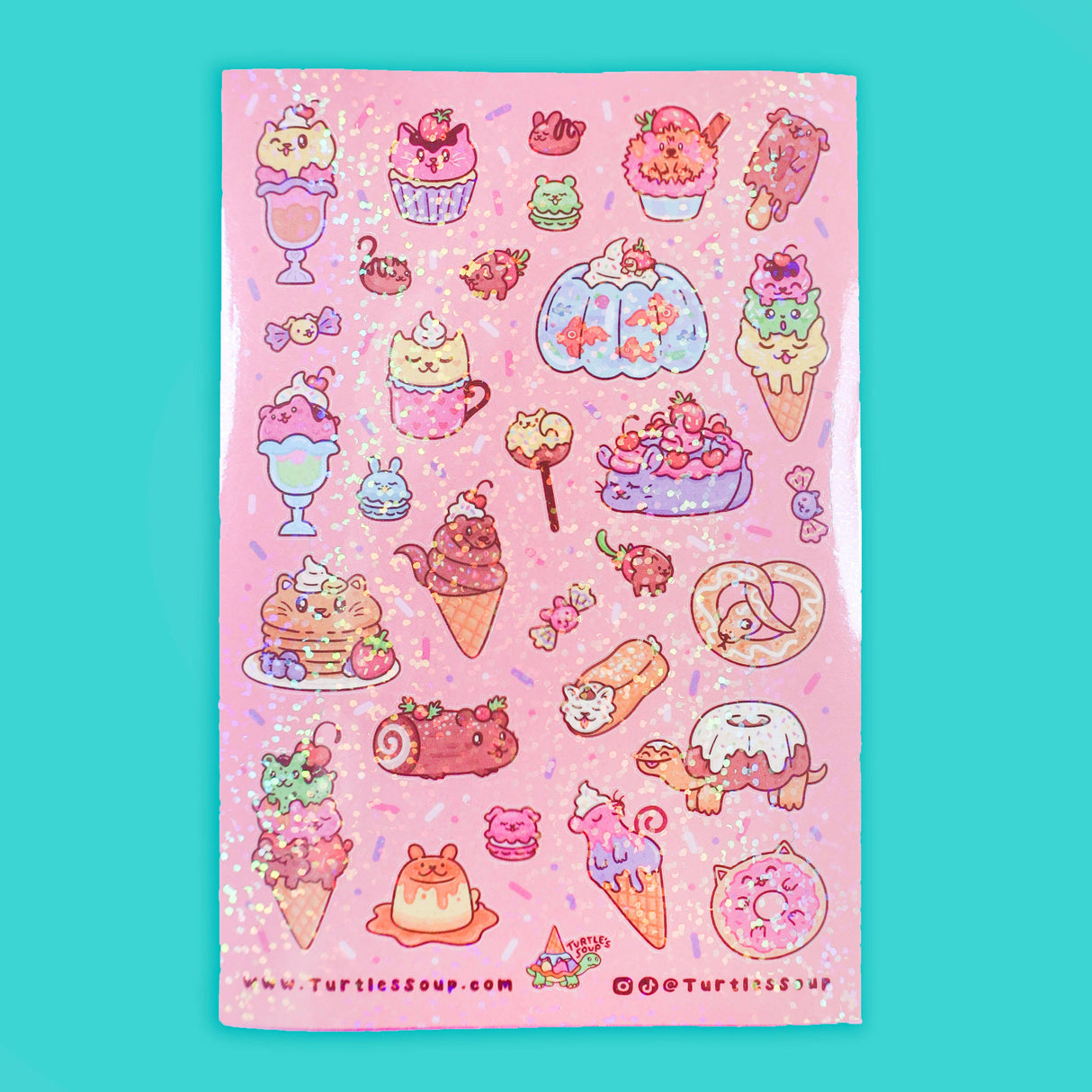Sweet Pets Vinyl Sticker Sheet