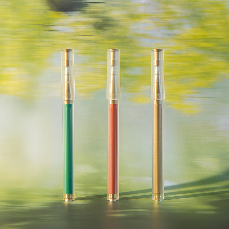 YStudio Glamour Evolve Elemental Rollerball Pen - Clear Orange