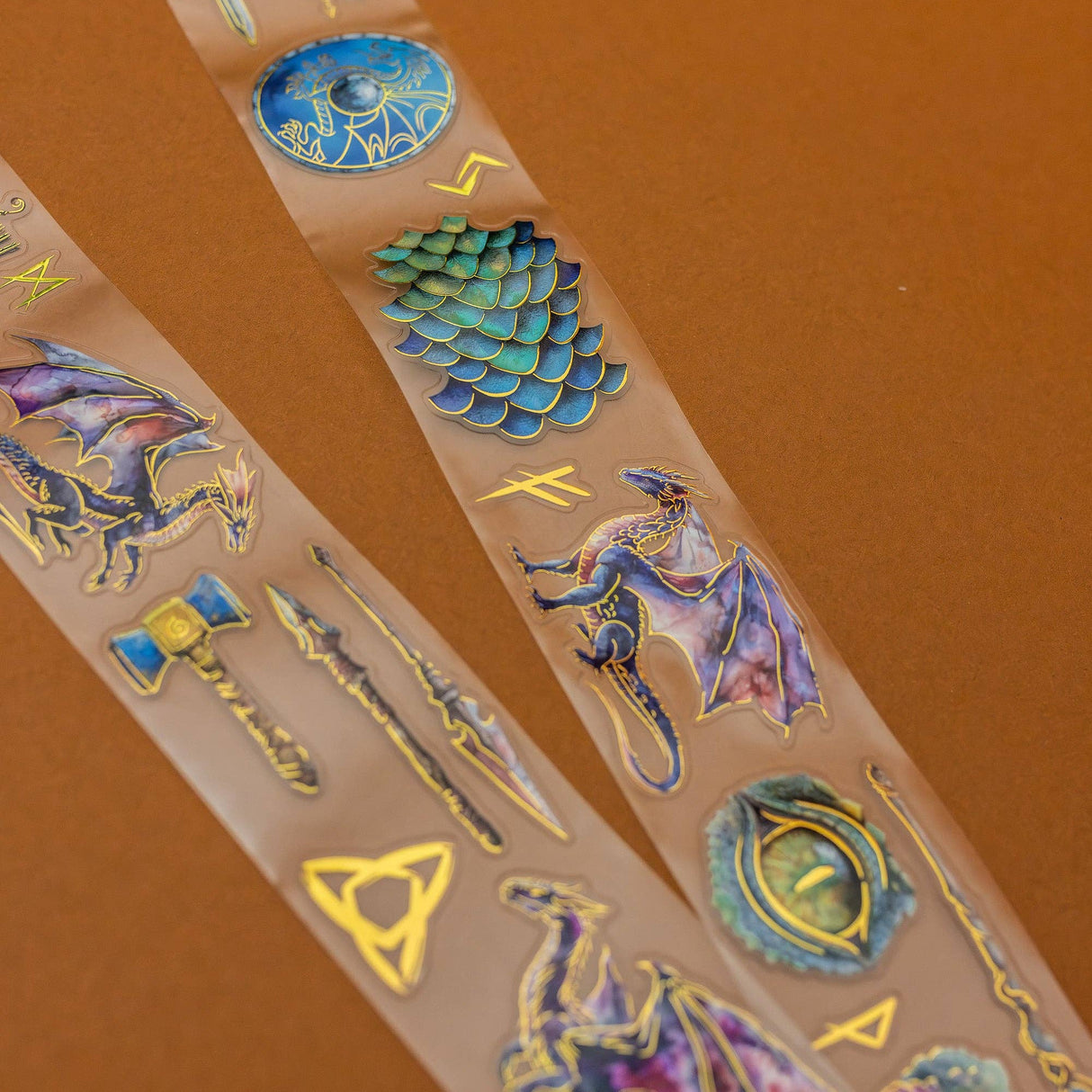 CoraCreaCrafts Dragons Transparent Tape