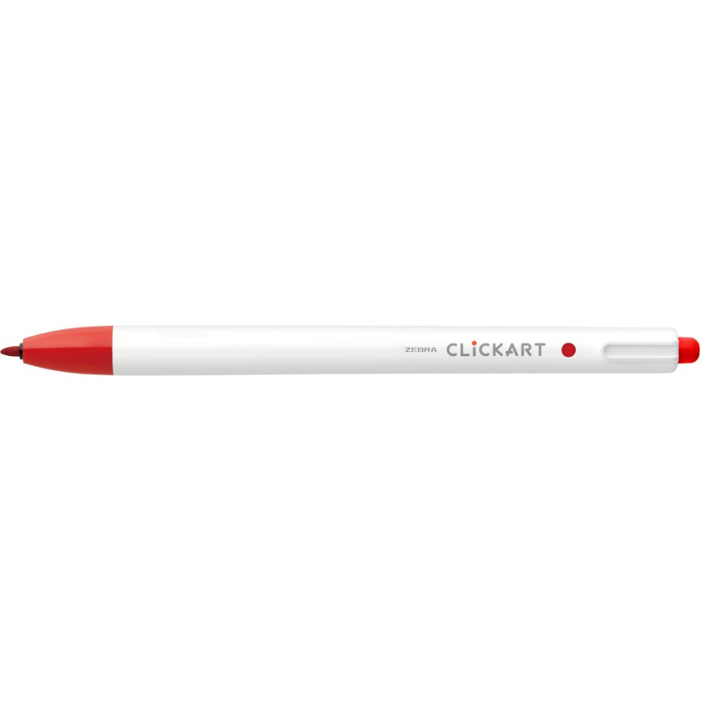 Zebra ClickArt Retractable Marker Pen - .6mm