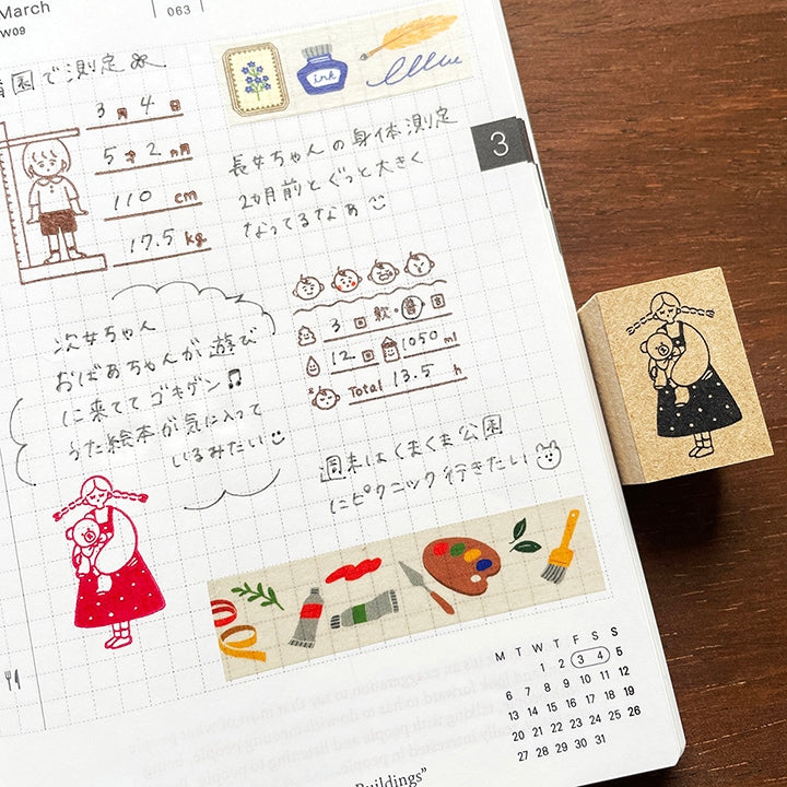 Stamp Marché x Peppoko Stamp - Marle Teddy Bear