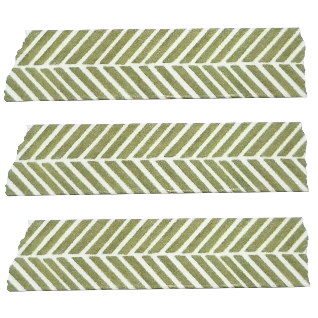 beve! Green Herringbone Washi Tape