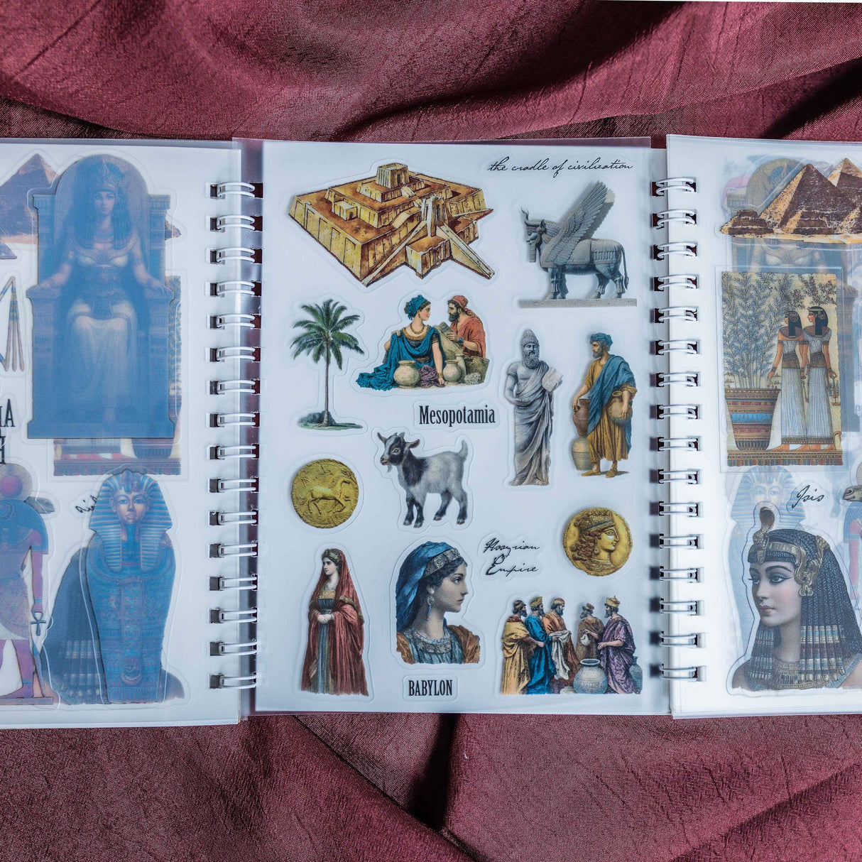 CoraCreaCrafts Antiquity Sticker Book