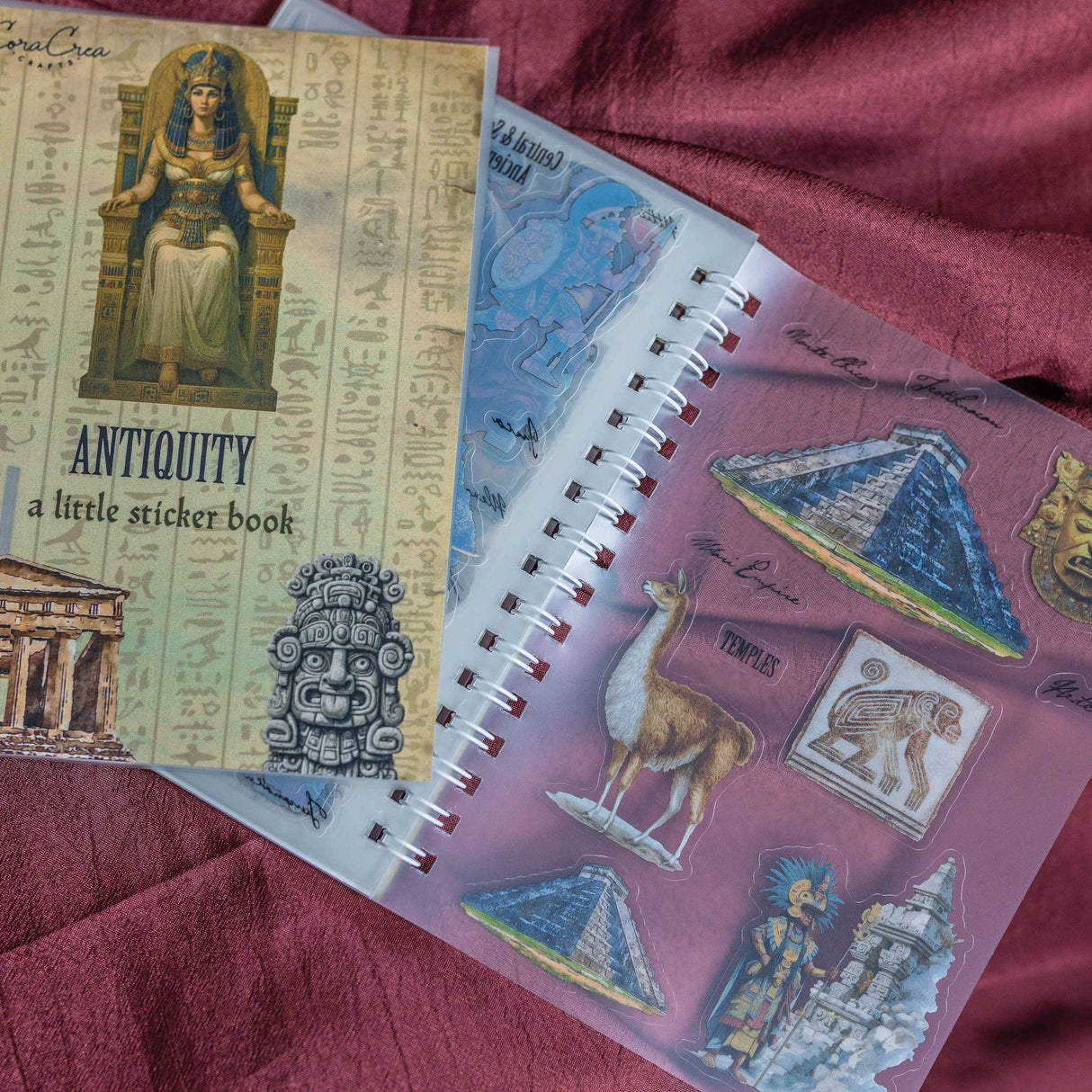CoraCreaCrafts Antiquity Sticker Book