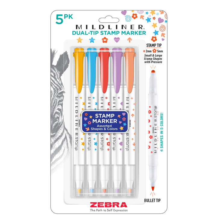Zebra Mildliner Dual-Tip Stamp Marker