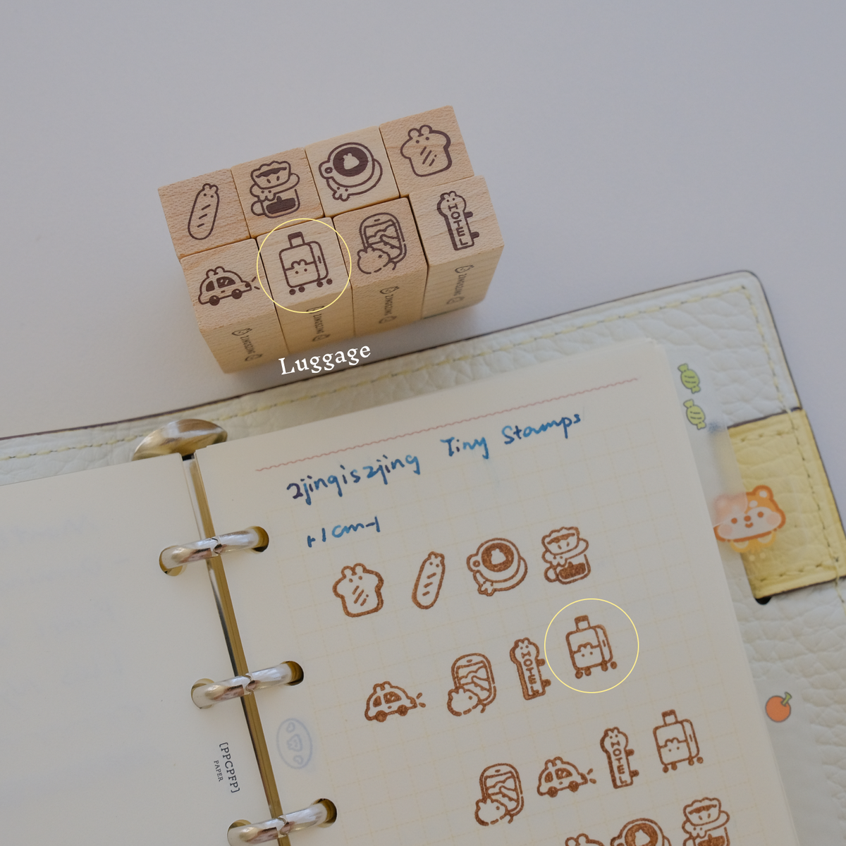 2jingis2jing Mini Rubber Stamp