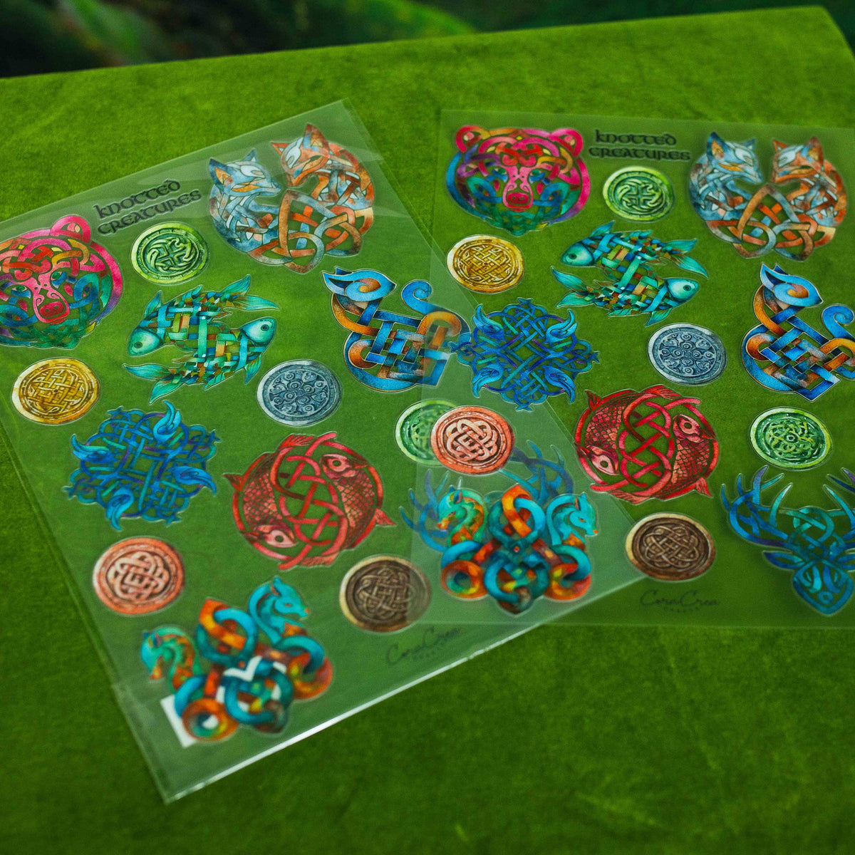 CoraCreaCrafts Knotted Creatures Sticker Sheet