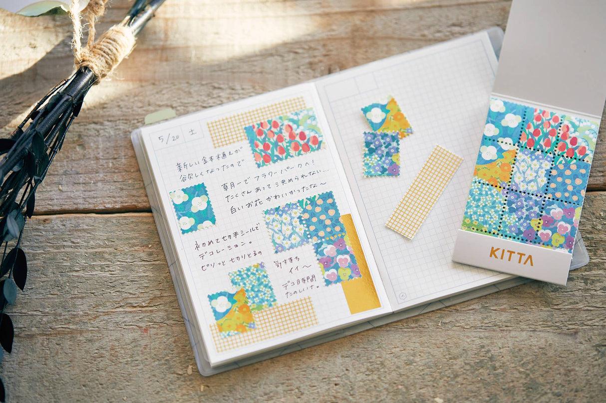 KITTA Portable Washi Decorative Tape - Special - Garden