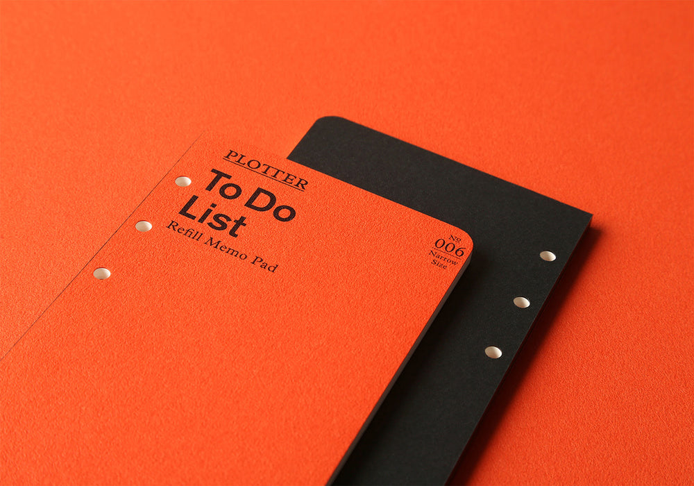 Plotter Refill Memo Pad - To Do List - Narrow Size