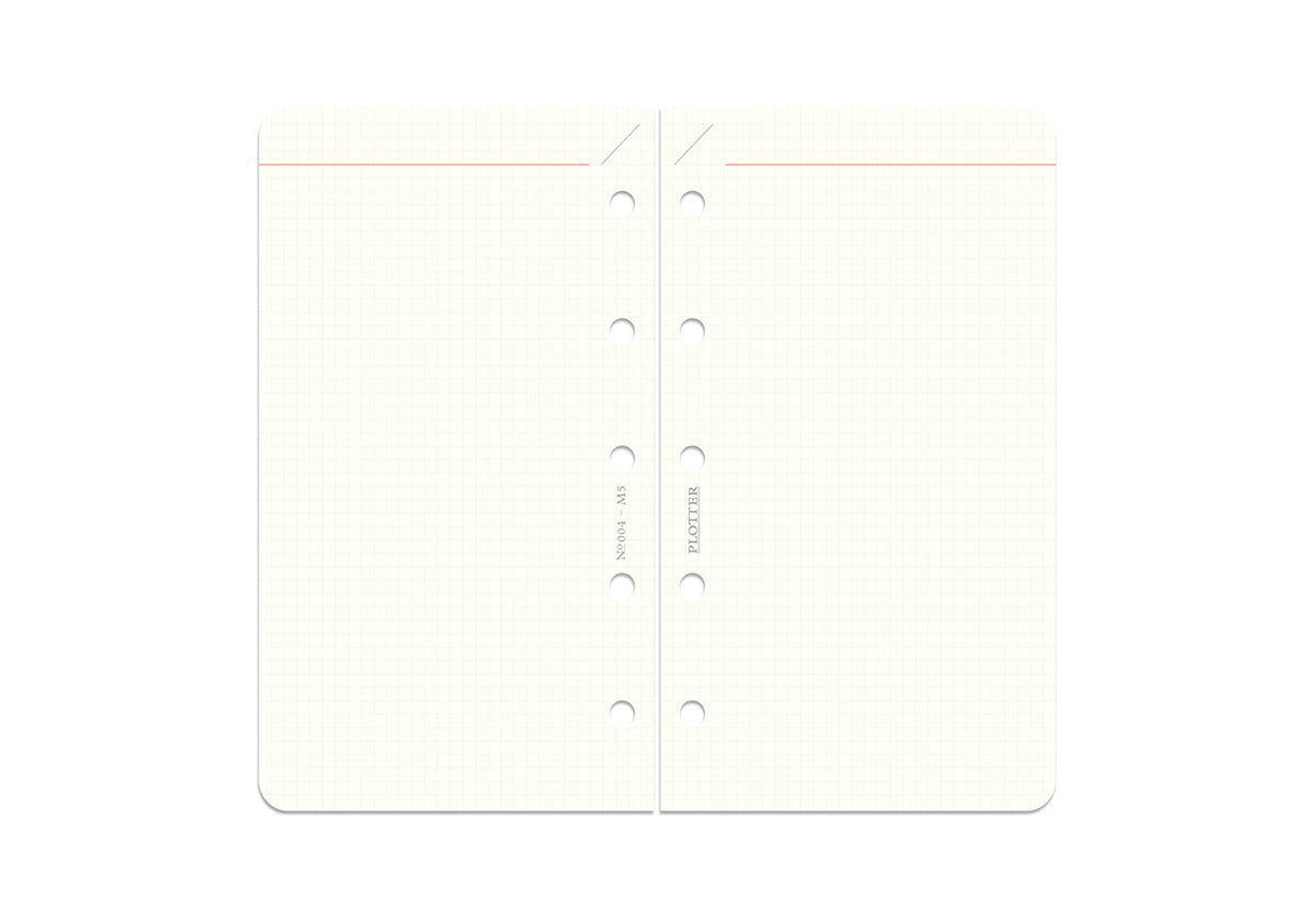 Plotter Refill Memo Pad - Grid - Mini 5 Size